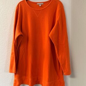 Woman Within Fiery Orange Top